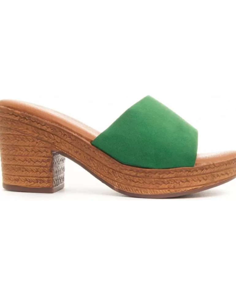 MONTEVITA Sandalias De Mujer Santal2 Green New
