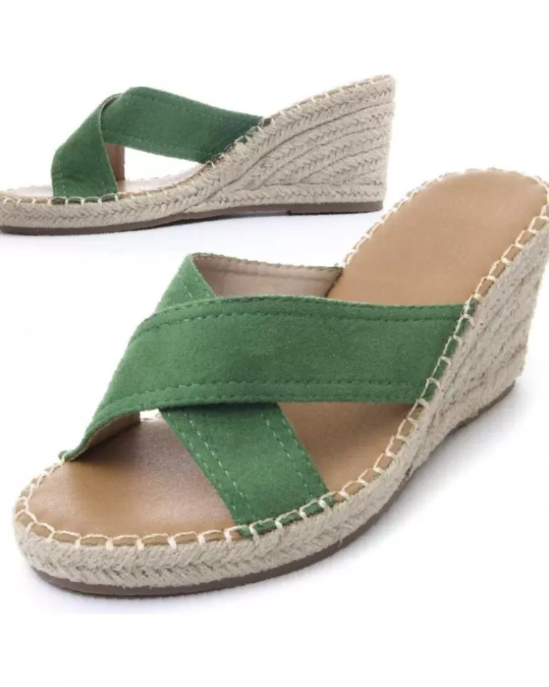MONTEVITA Sandalias De Mujer Wedsun2 Green Hot