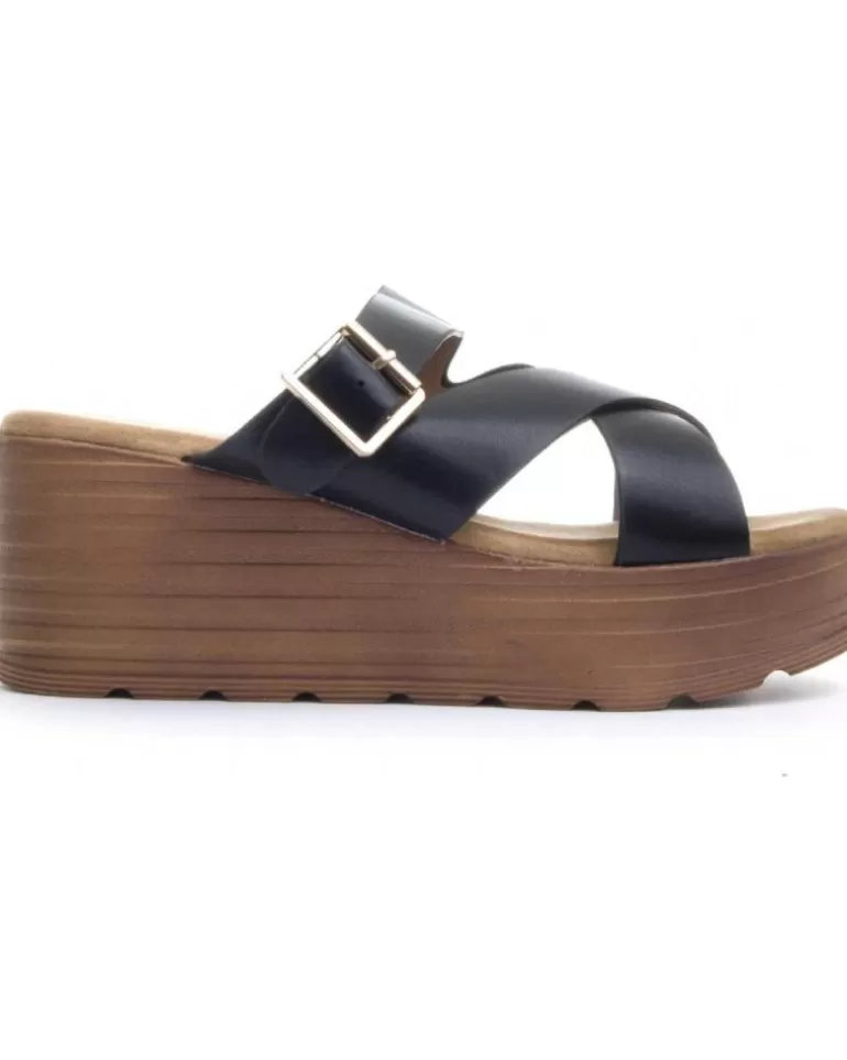 MONTEVITA Sandalias De Mujer Wedsun3 Black Fashion