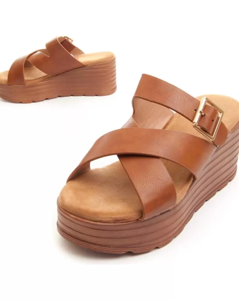 MONTEVITA Sandalias De Mujer Wedsun3 Brown Online