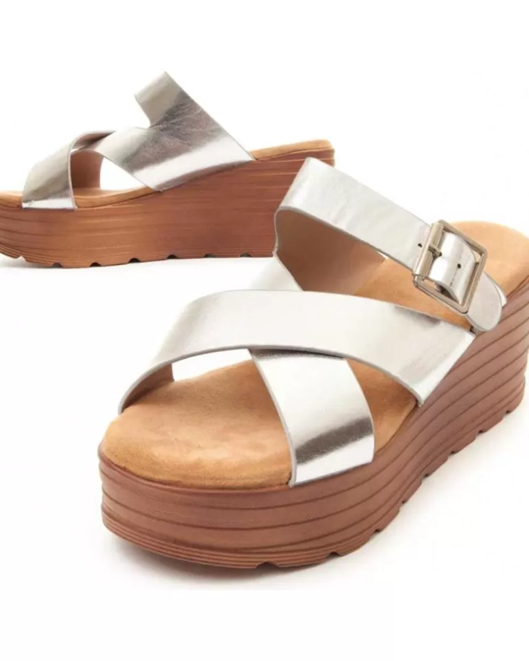 MONTEVITA Sandalias De Mujer Wedsun3 Silver Best