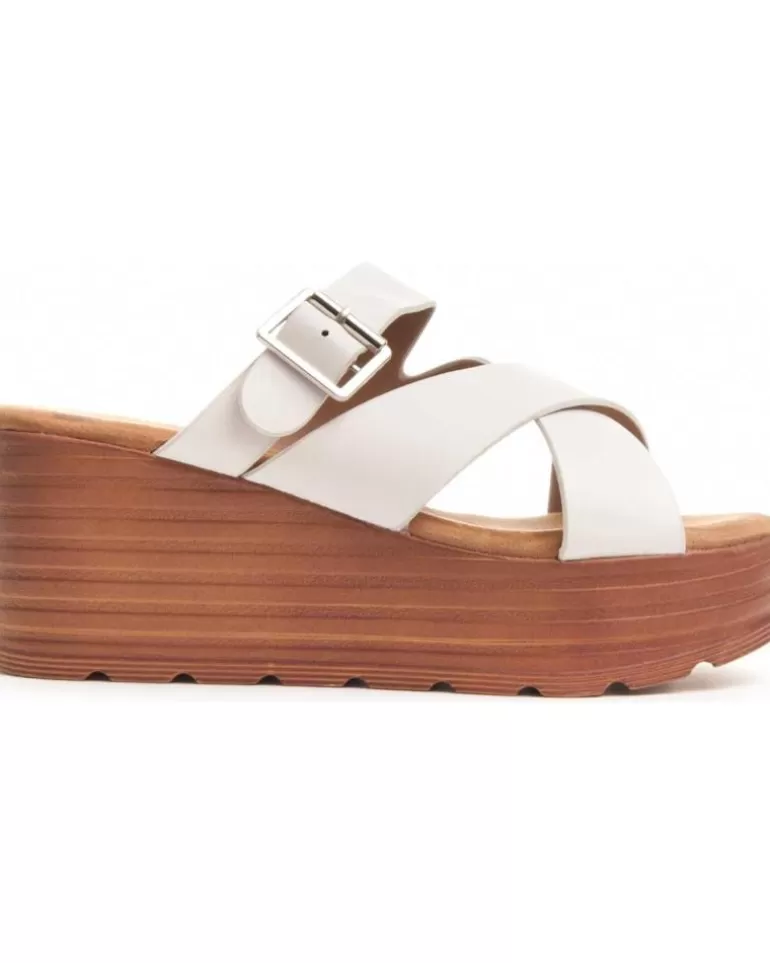 MONTEVITA Sandalias De Mujer Wedsun3 White Cheap