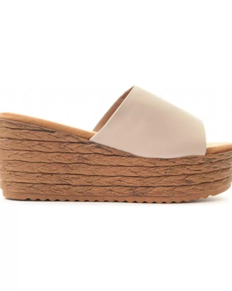 MONTEVITA Sandalias De Mujer Wedsun4 Beige Clearance