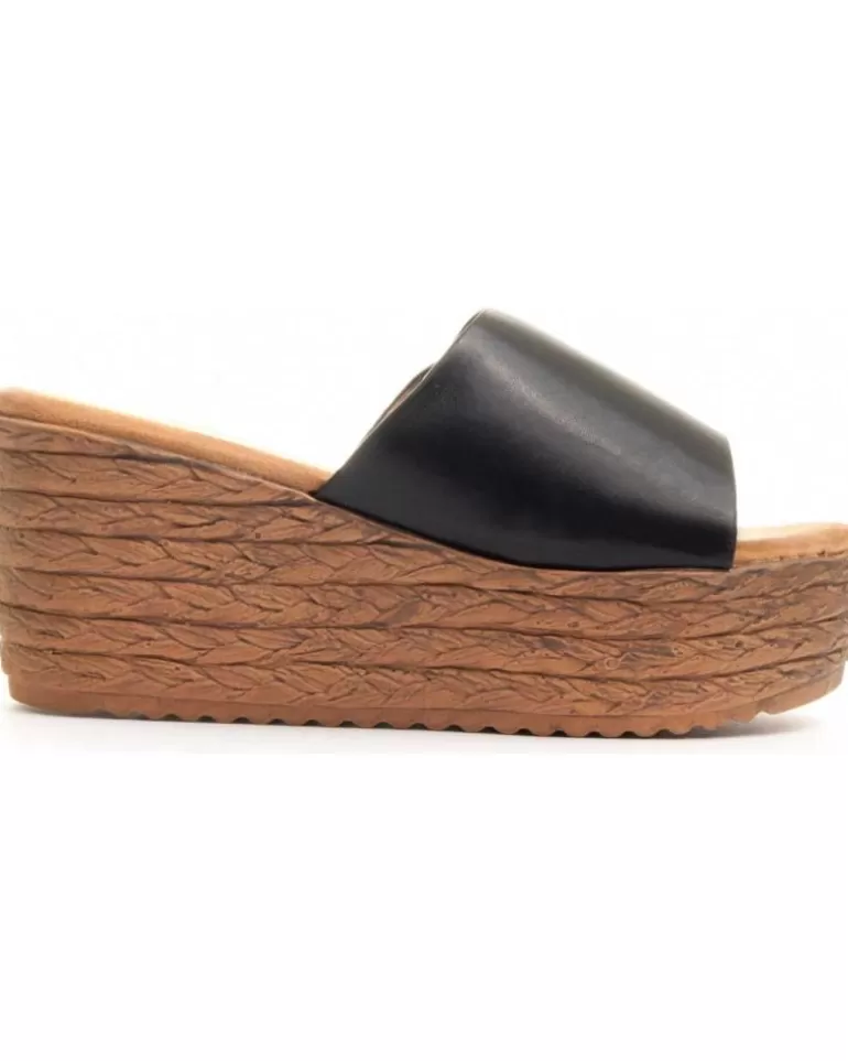 MONTEVITA Sandalias De Mujer Wedsun4 Black Flash Sale