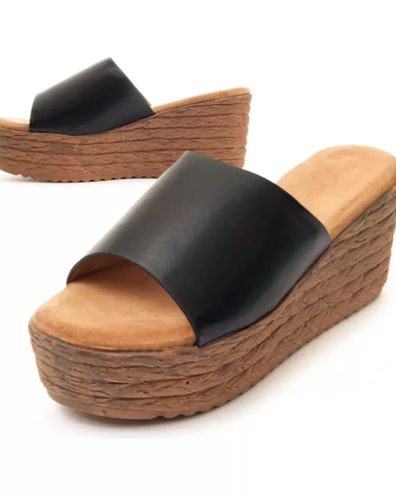 MONTEVITA Sandalias De Mujer Wedsun4 Black Flash Sale