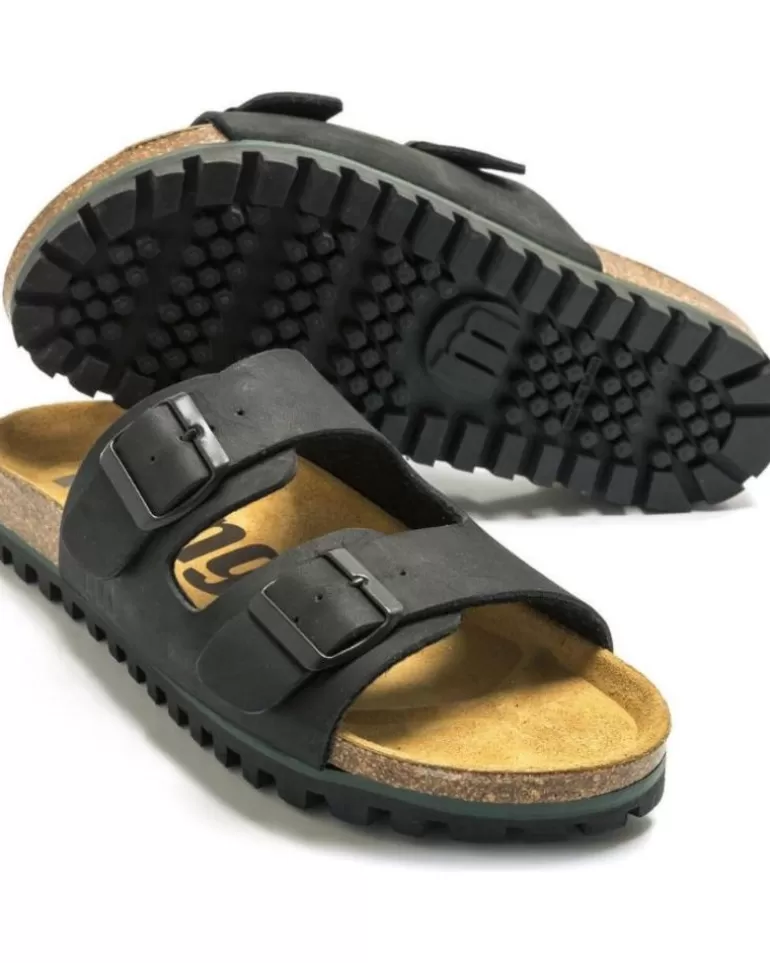 MTNG Sandalias De Hombre Sandalias Bio Mustang Negro Best