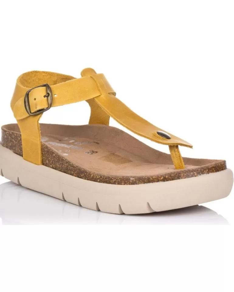MUSSE & CLOUD Sandalias Musse & Cloud De Mujer Sandalias Bio Musse Cloud Almuhi Mostaza Beige Clearance