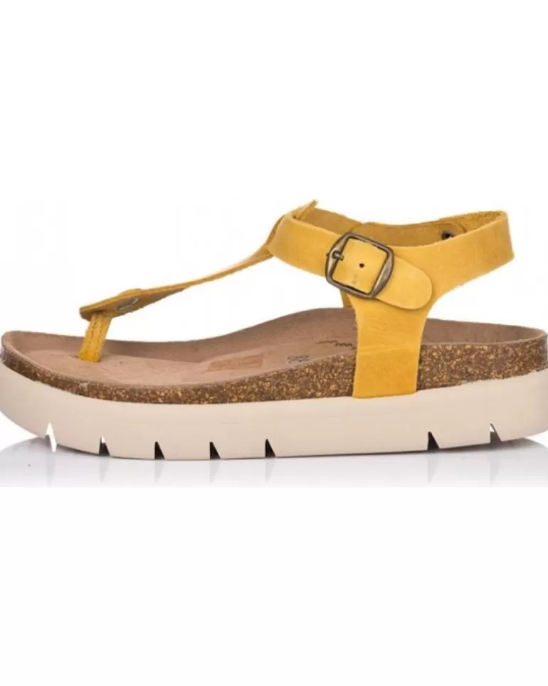 MUSSE & CLOUD Sandalias Musse & Cloud De Mujer Sandalias Bio Musse Cloud Almuhi Mostaza Beige Clearance