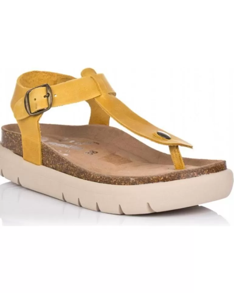 MUSSE & CLOUD Sandalias Musse & Cloud De Mujer Sandalias Bio Musse Cloud Almuhi Mostaza Beige Clearance