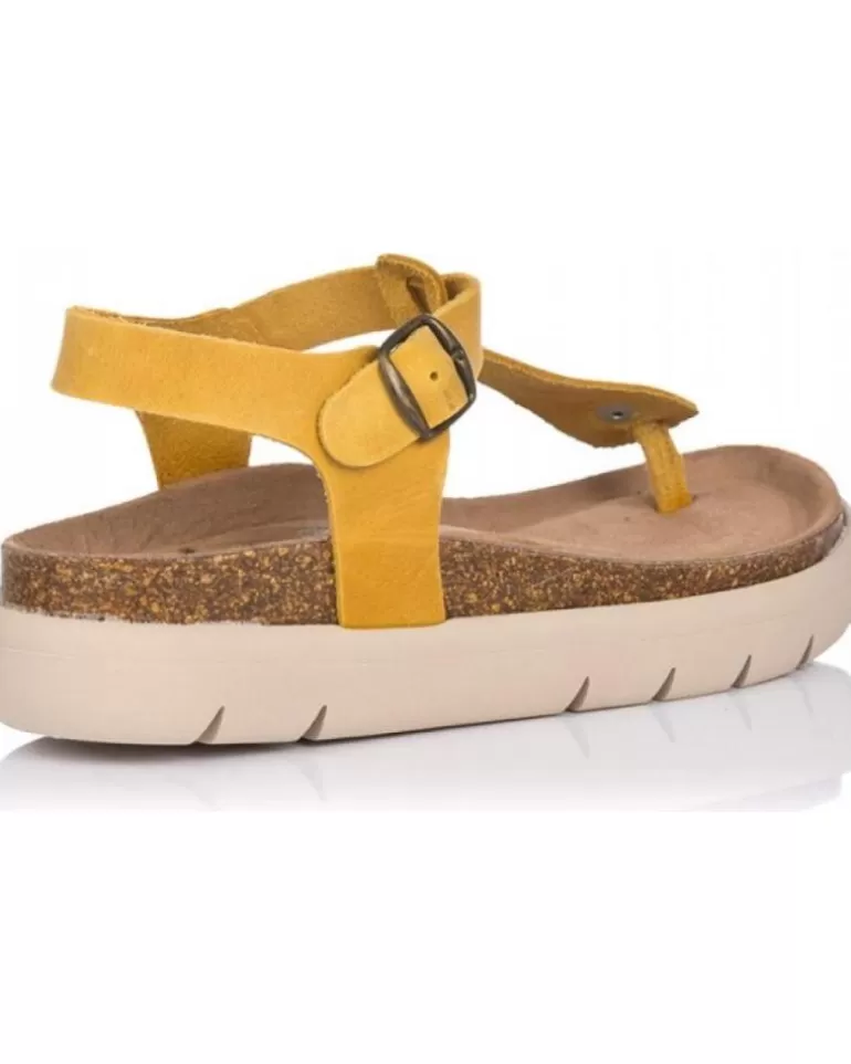 MUSSE & CLOUD Sandalias Musse & Cloud De Mujer Sandalias Bio Musse Cloud Almuhi Mostaza Beige Clearance