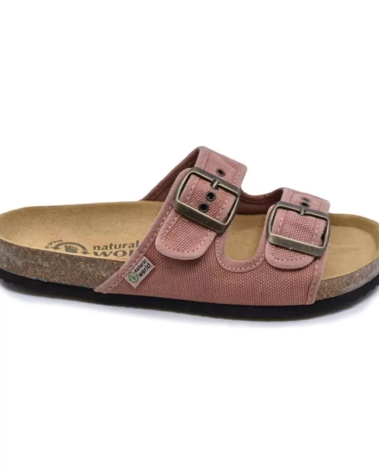 NATURAL WORLD Sandalias De Mujer Sandalias Eco 7001E Naranja Best