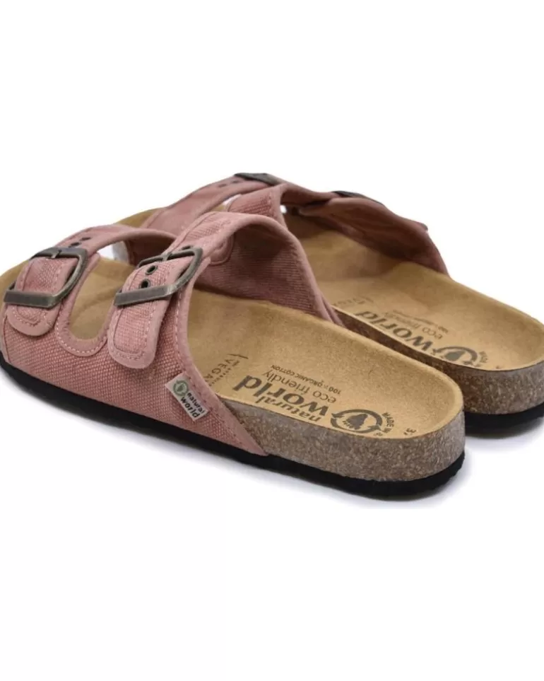 NATURAL WORLD Sandalias De Mujer Sandalias Eco 7001E Naranja Best