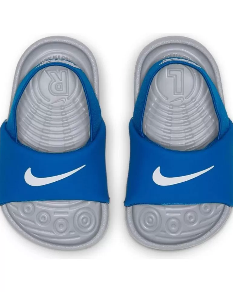 NIKE Sandalias De Niña Y Niño Sandalias Kawa Slide Azul Gris Td Multi Hot