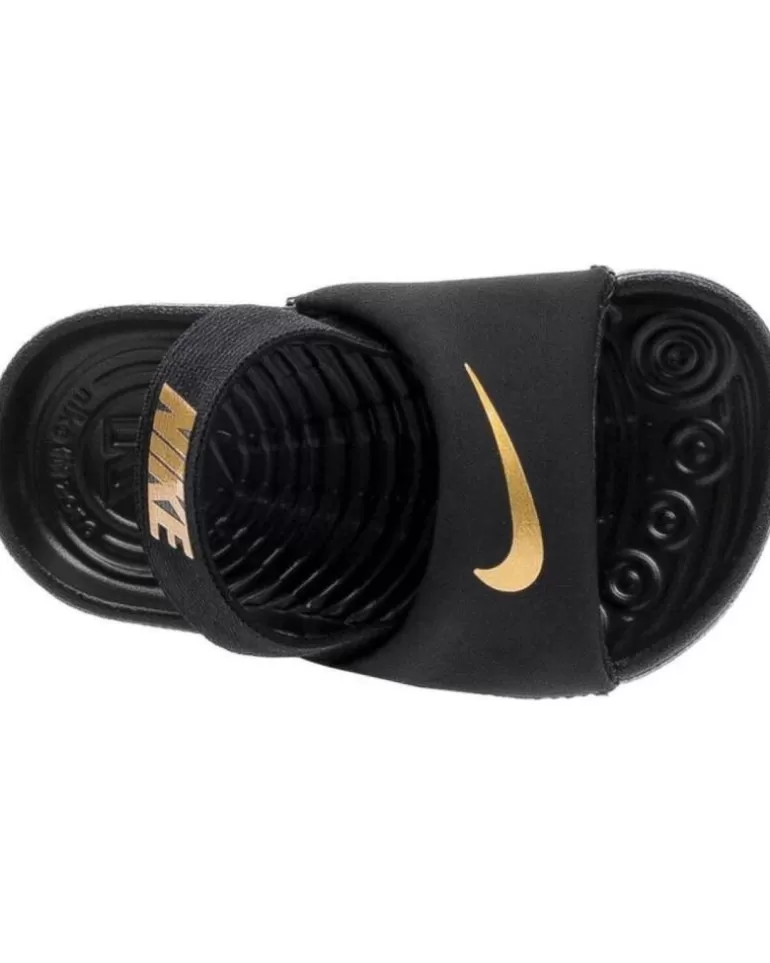 NIKE Sandalias De Niña Y Niño Sandalias Kawa Slide Negro Dorado Multi Online