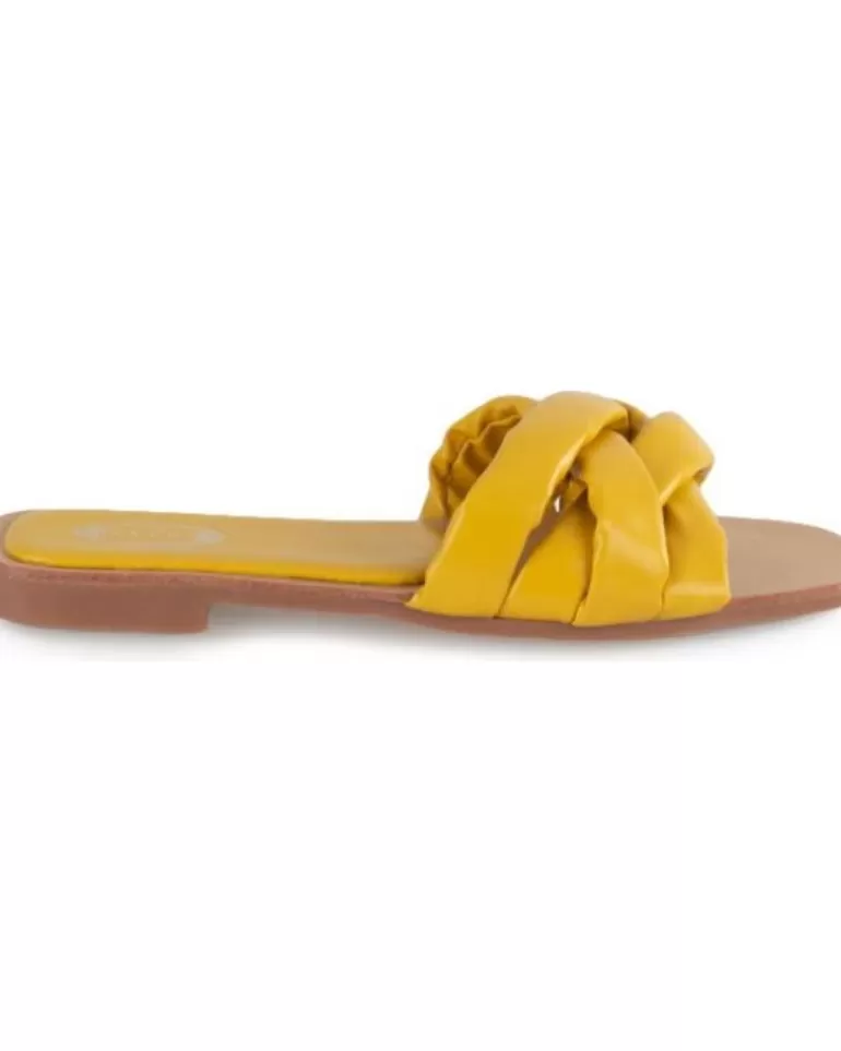 OTRAS MARCAS Sandalias De Mujer 109075 Amarillo Flash Sale