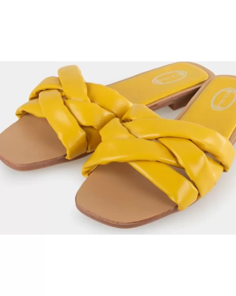 OTRAS MARCAS Sandalias De Mujer 109075 Amarillo Flash Sale