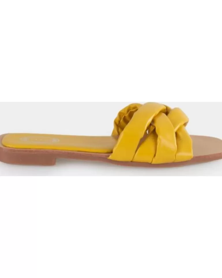 OTRAS MARCAS Sandalias De Mujer 109075 Amarillo Flash Sale
