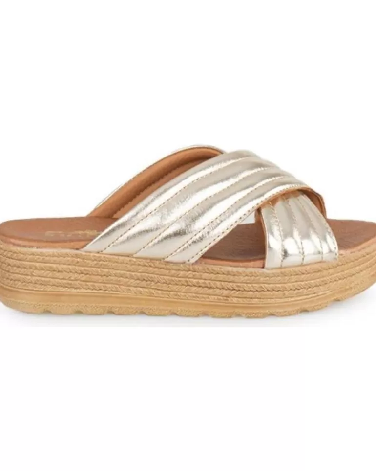 OTRAS MARCAS Sandalias De Mujer 50922 Oro Hot