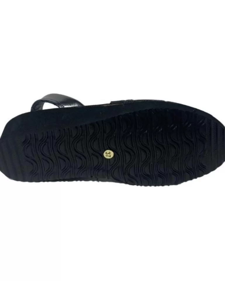 OTRAS MARCAS Sandalias De Mujer Menorquina Cua Piel Grabado Plateado Best Sale