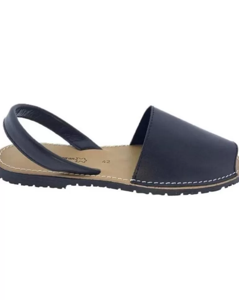 OTRAS MARCAS Sandalias De Mujer Menorquina Piel Azul Cheap