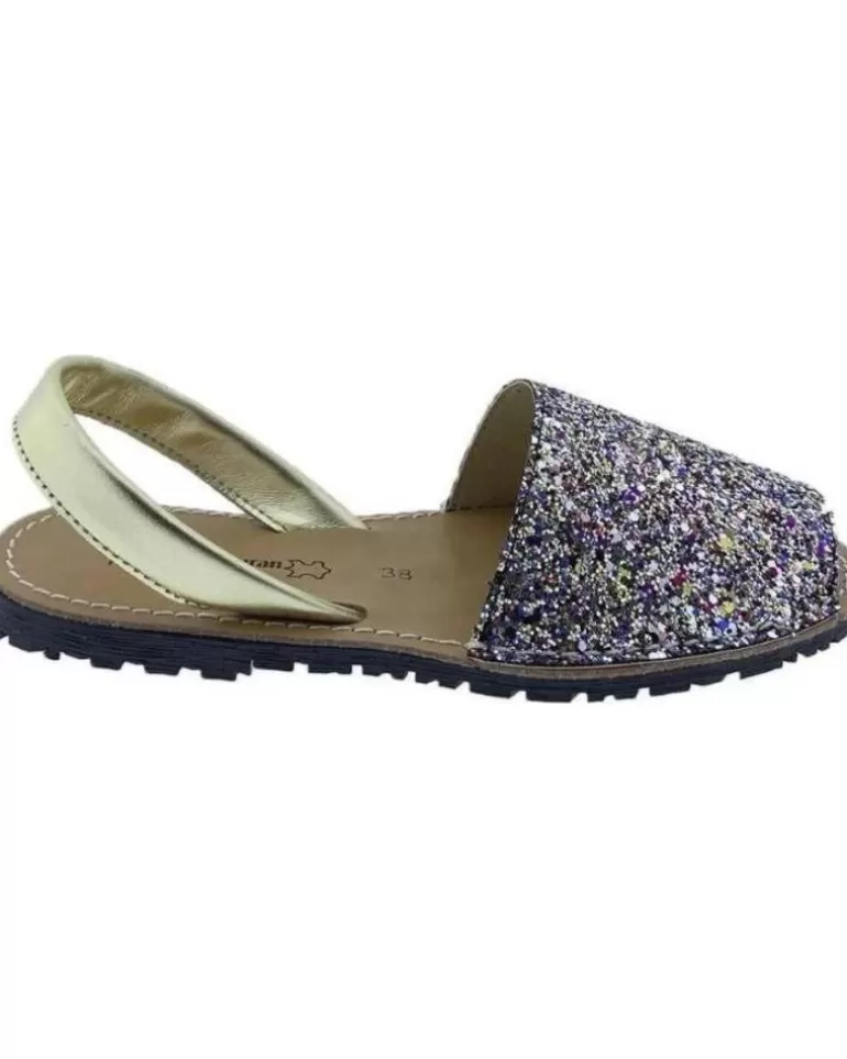 OTRAS MARCAS Sandalias De Mujer Menorquina Purpurina Varios Colores Cheap