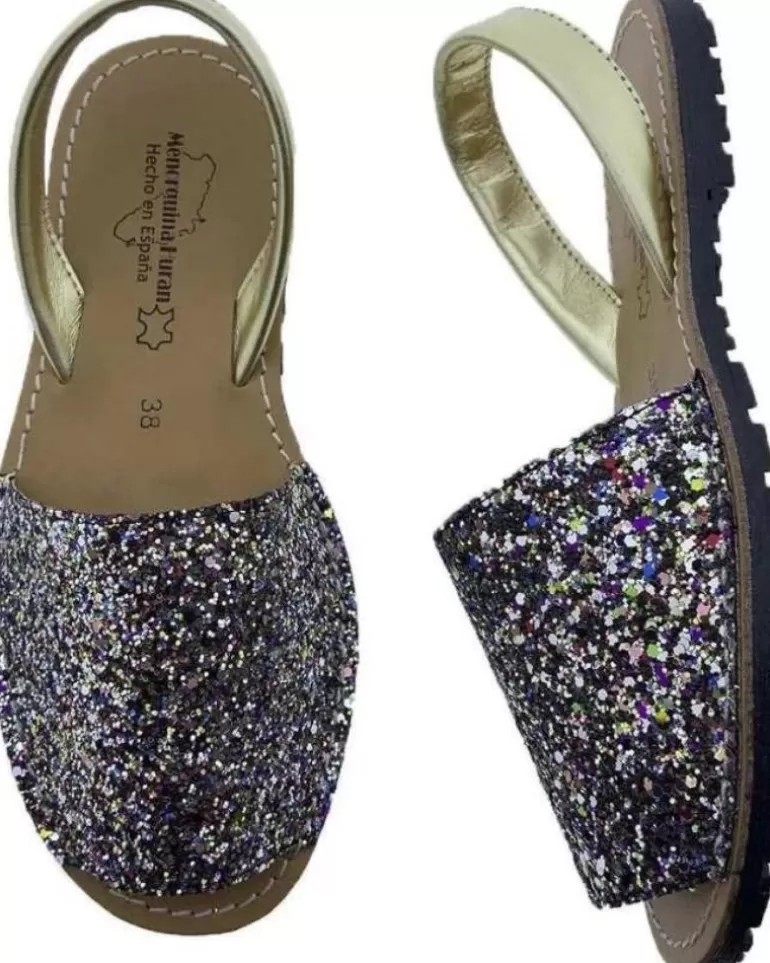 OTRAS MARCAS Sandalias De Mujer Menorquina Purpurina Varios Colores Cheap