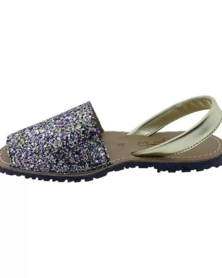 OTRAS MARCAS Sandalias De Mujer Menorquina Purpurina Varios Colores Cheap