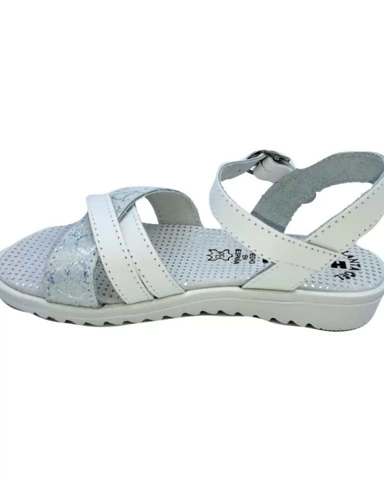 OTRAS MARCAS Sandalias De Niña Sandalia Piel Plata Clearance