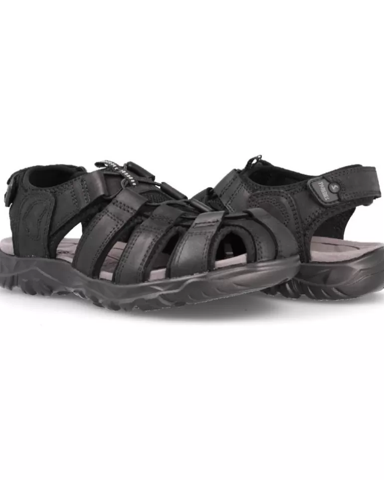 PAREDES Sandalias De Hombre Y Niño Sandalias Trekking Hombre Obi Negro Negro Outlet