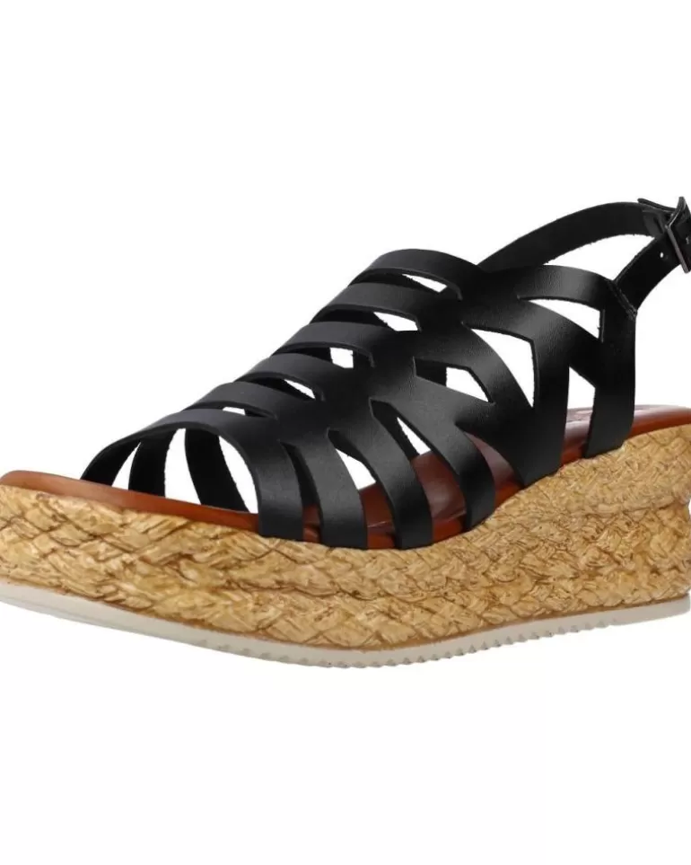 PORRONET Sandalias De Mujer 2844P Negro Fashion