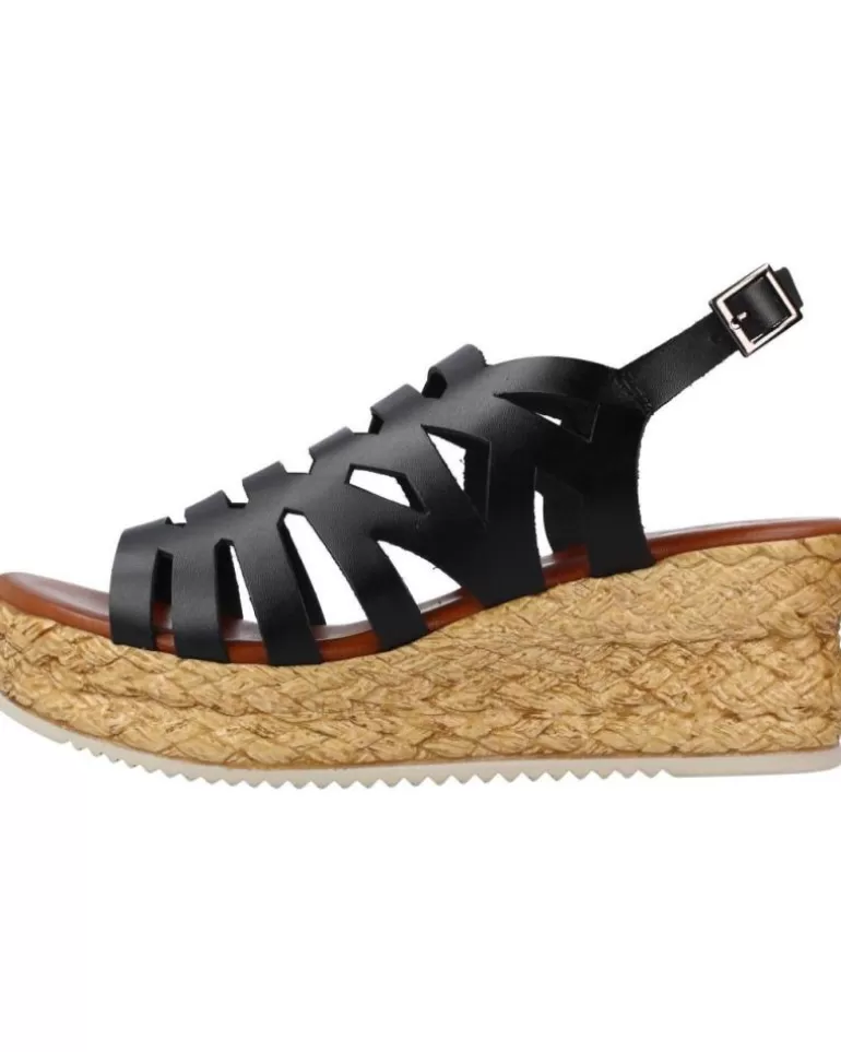 PORRONET Sandalias De Mujer 2844P Negro Fashion