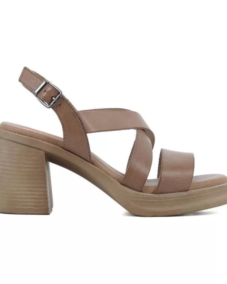 PORRONET Sandalias De Mujer Sandalia Tacón Piel Nadia Varios Colores New