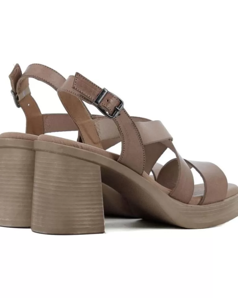 PORRONET Sandalias De Mujer Sandalia Tacón Piel Nadia Varios Colores New