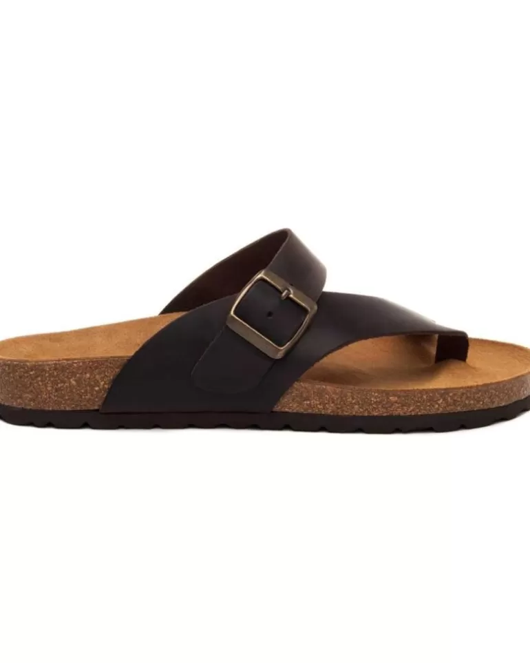 PURAPIEL Sandalias De Hombre Biosalud4M22 Brown Shop