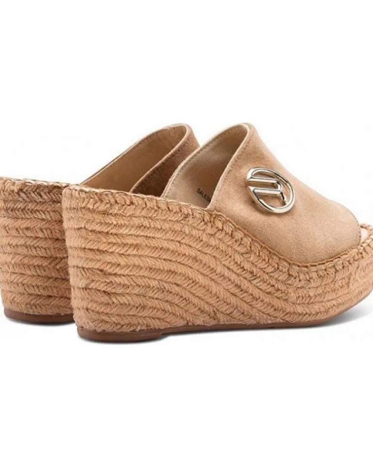 REPLAY Sandalias De Mujer Susan Sabot Rp5L0009T Beige Marron Fashion