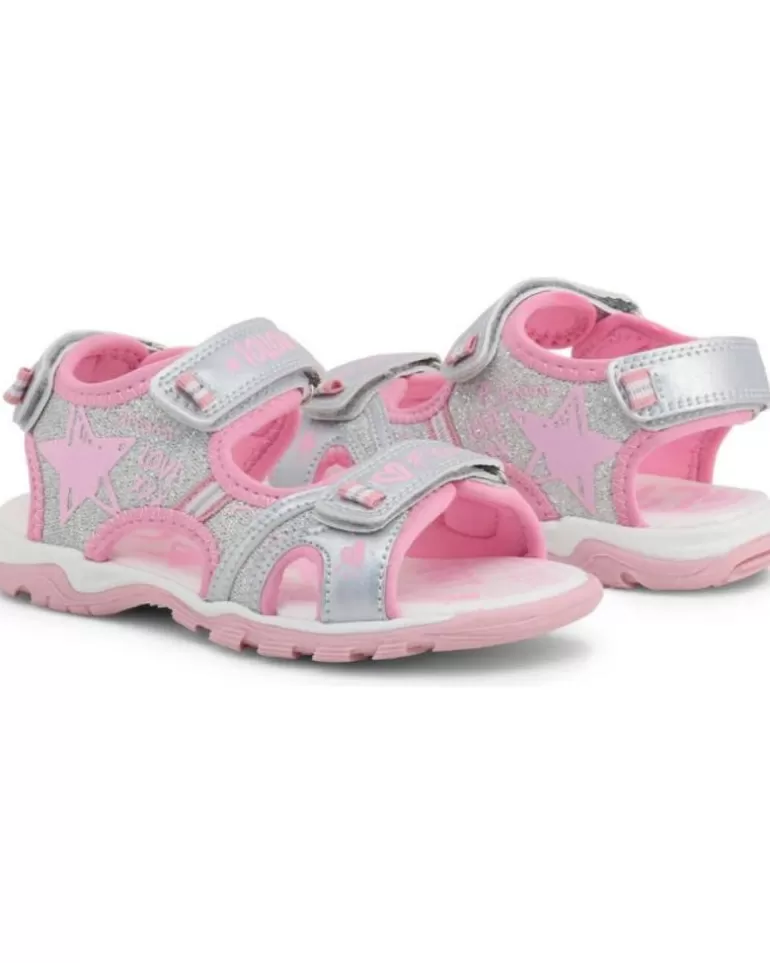SHONE Sandalias De Niña - 6015-025 Grey Hot