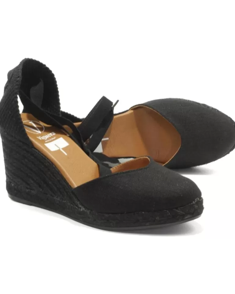 VIGUERA Sandalias De Mujer Alpargata Mujer 1939 Modelo 1 939 Negro Best