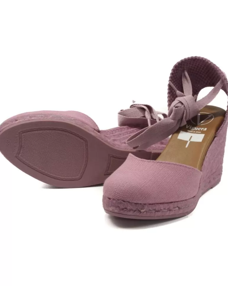 VIGUERA Sandalias De Mujer Alpargata Mujer 1939 Modelo 1 939 Violeta Shop