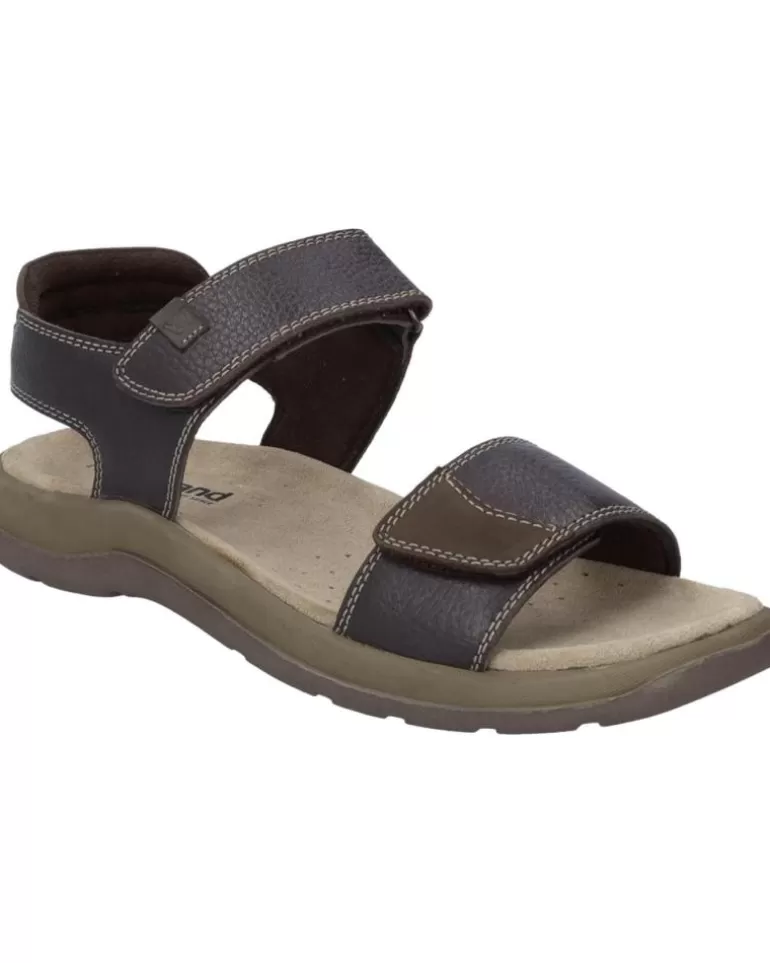 WESTLAND Sandalias De Hombre Alsace-02 Piel Marron Flash Sale