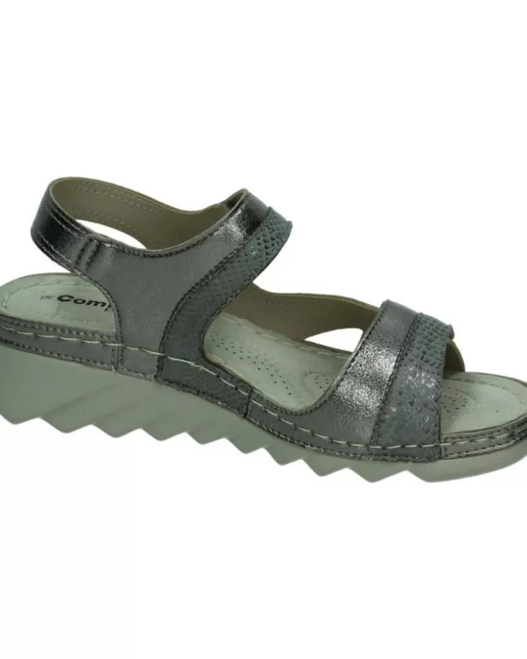 XTI Sandalias De Mujer 44887 Plomo Clearance