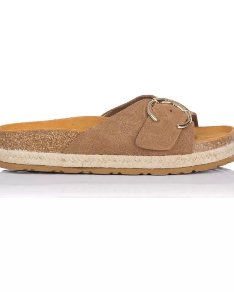 YOKONO Sandalias De Mujer Sandalias Bio Mijas 134 Cuero Marron Shop