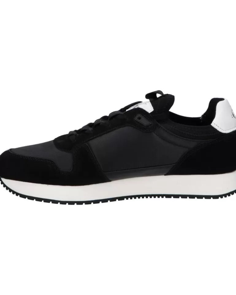 CALVIN KLEIN Zapatillas Deporte De Hombre Ym0Ym00553 Sock Laceup 0Gq Black-Bright White Best Sale