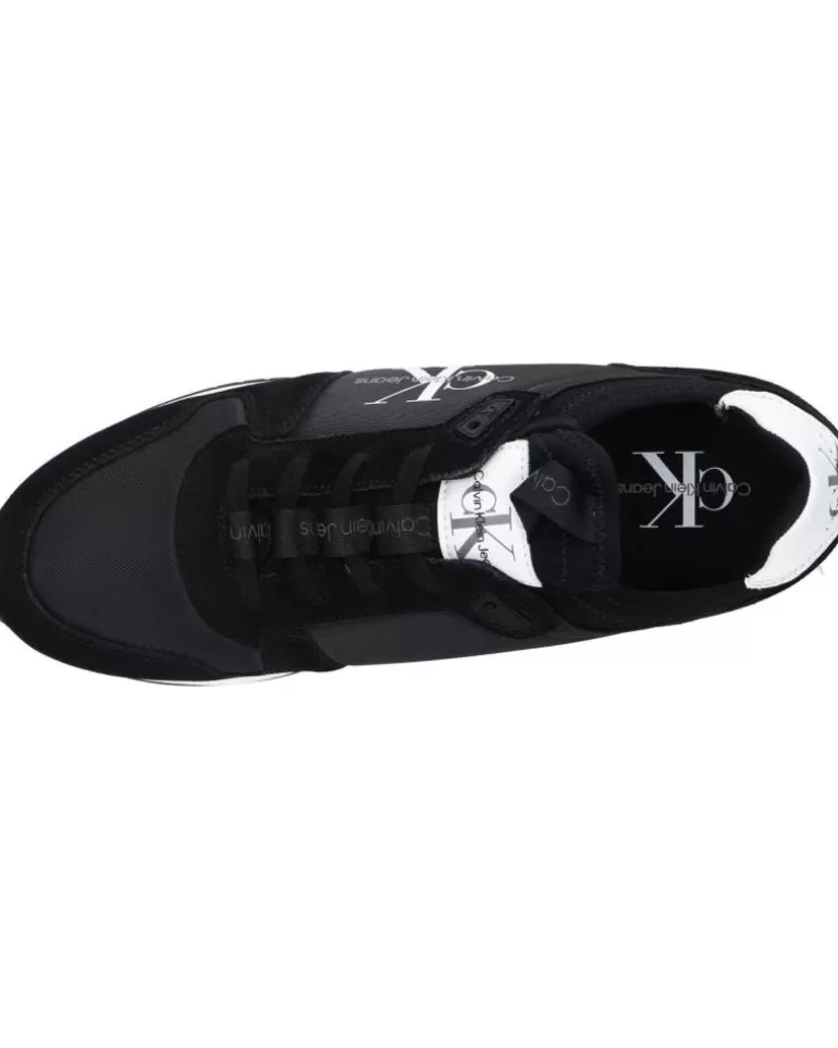 CALVIN KLEIN Zapatillas Deporte De Hombre Ym0Ym00553 Sock Laceup 0Gq Black-Bright White Best Sale