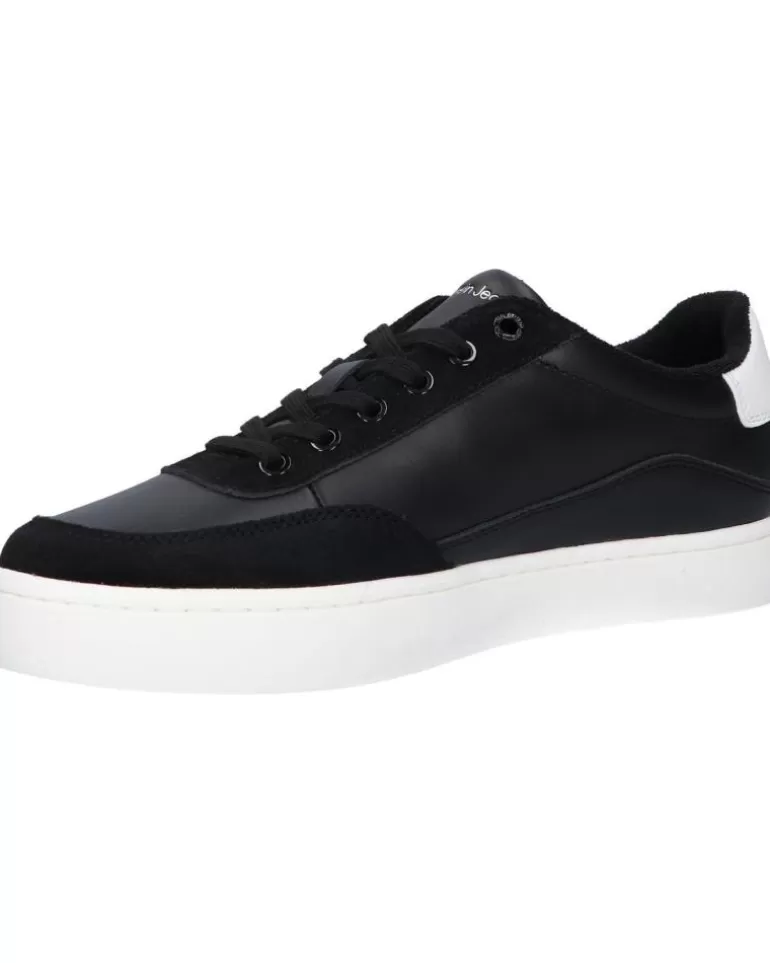 CALVIN KLEIN Zapatillas Deporte De Hombre Ym0Ym00713 Classic Cupsole Beh Black-Bright White Clearance