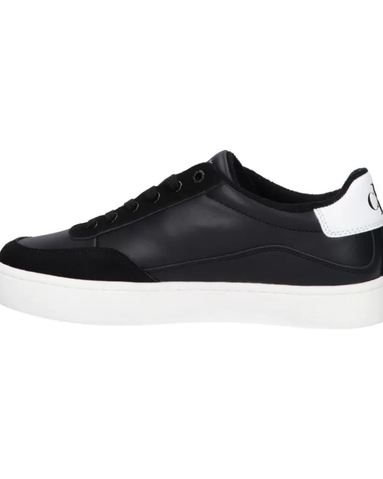 CALVIN KLEIN Zapatillas Deporte De Hombre Ym0Ym00713 Classic Cupsole Beh Black-Bright White Clearance