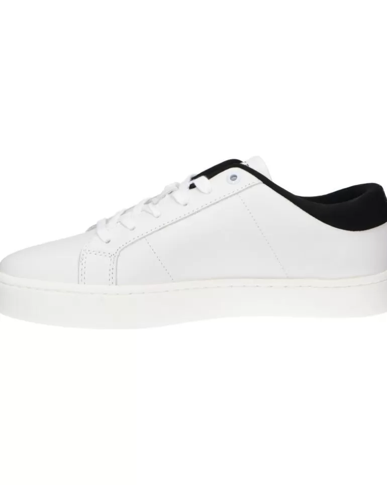 CALVIN KLEIN Zapatillas Deporte De Hombre Ym0Ym00864 Classic Cupsole 01W Bright White-Black Discount