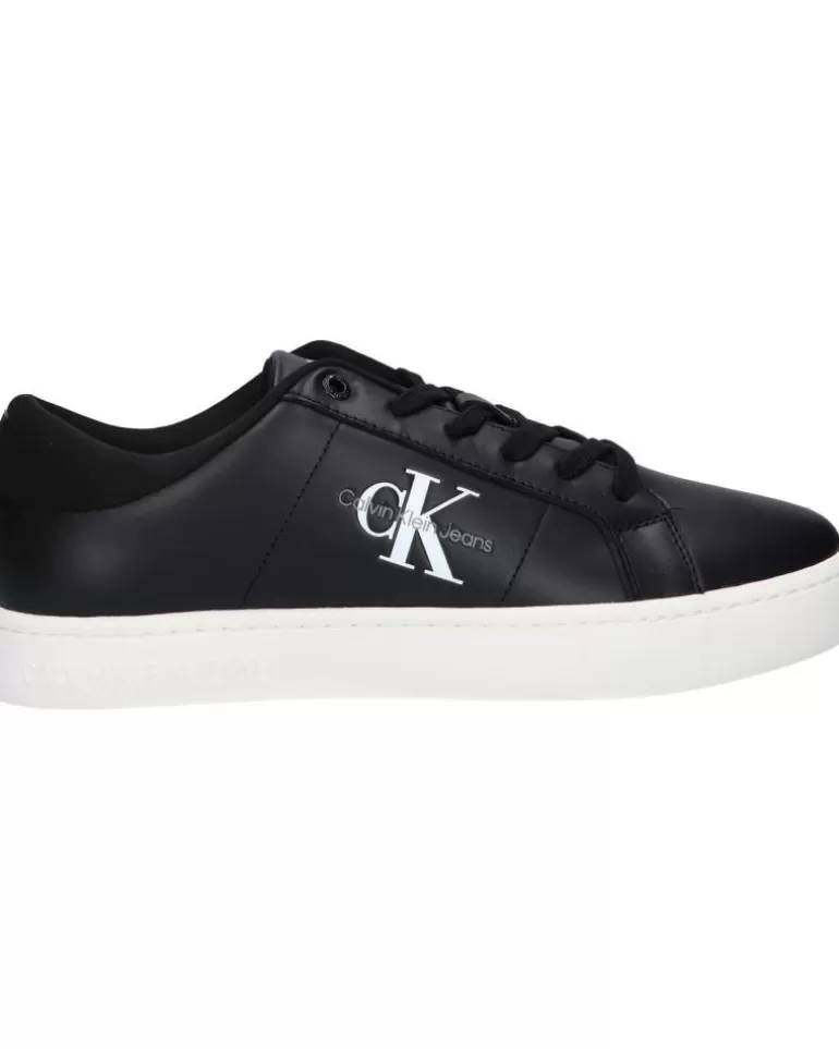 CALVIN KLEIN Zapatillas Deporte De Hombre Ym0Ym00864 Classic Cupsole 0Gm Black-Bright White Cheap