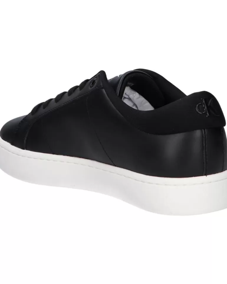 CALVIN KLEIN Zapatillas Deporte De Hombre Ym0Ym00864 Classic Cupsole 0Gm Black-Bright White Cheap
