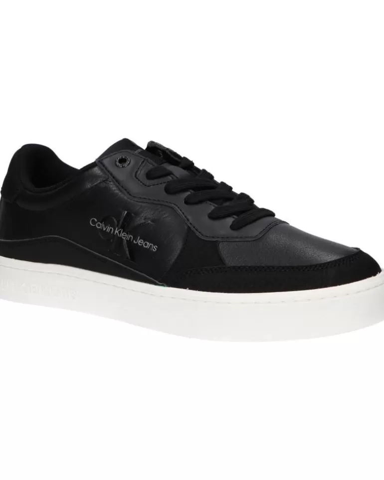 CALVIN KLEIN Zapatillas Deporte De Hombre Ym0Ym00885 Classic Cupsole 0Gm Black-Bright White Fashion