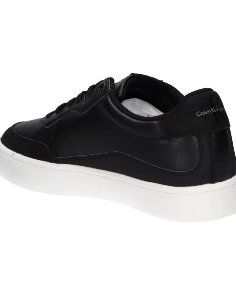 CALVIN KLEIN Zapatillas Deporte De Hombre Ym0Ym00885 Classic Cupsole 0Gm Black-Bright White Fashion